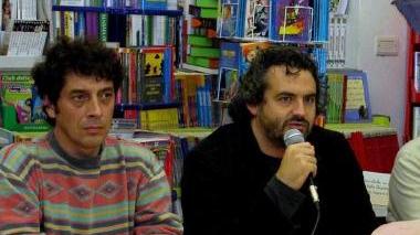 Veronesi con l’assessore Nesi e, a fianco, Baricco
