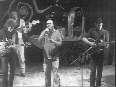 Una band in concerto 