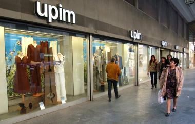Il negozio Upim di via Grande nei mesi precedenti la chiusura 