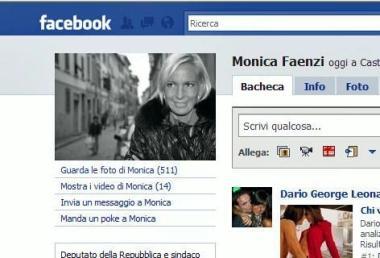 <b>SU FACEBOOK.</b> Le offese sul profilo di Monica Faenzi 