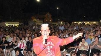 Cristiano Malgioglio alla sagra del pesce