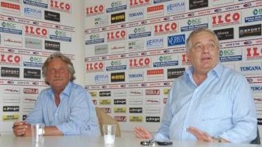 <b>SPONSOR</b> Il direttore Giancarlo Ciarpi con il presidente Piero Camilli