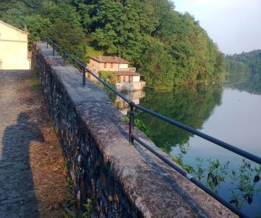 La ringhiera sul ponte storico 