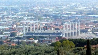 Panoramica del mercato dei fiori di Pescia 
