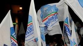 Una manifestazione politica Pdl