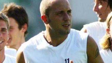 L’attaccante azzurro Claudio Coralli