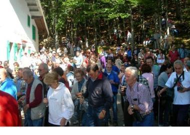 Un raduno alla Foresta del Teso 