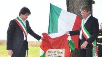 L’inaugurazione del cippo