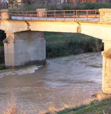 Un tratto del fiume Cornia 