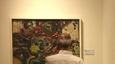 Un’opera di Baj esposta a Castiglioncello