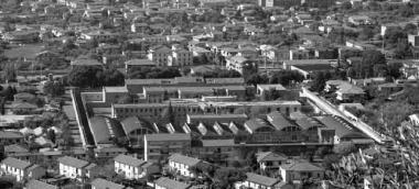 Una veduta aerea della casa circondariale cittadina