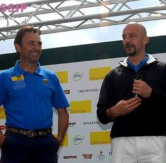 Massimo Mauro e Gianluca Vialli 