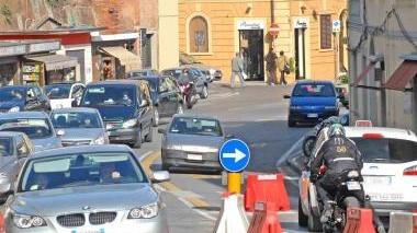 Traffico sul ponte dell’Arca