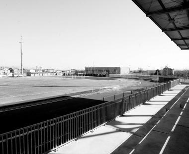 Una veduta dello stadio Pertini di Ponte 