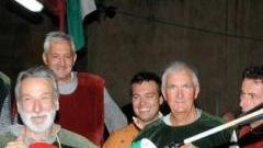 Il vincitore di una passata edizione del Palio della Balestra