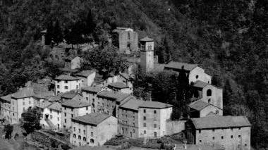 Una veduta aerea di Castello di Sambuca