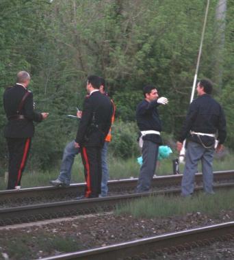 Carabinieri sui binari (archivio) 
