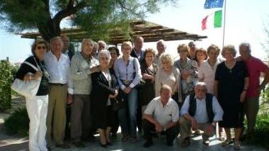 Il gruppo degli studenti di agraria che si sono diplomati nel ’47