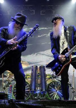 Gli ZZ Top in concerto 