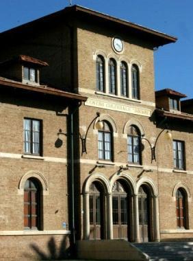 Lingresso del teatro Solvay 