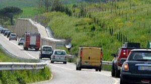 Siena-Grosseto, traffico in tilt