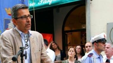 <b>L’ASSESSORE </b>Gianfranco Simoncini alla festa del Pd a Volterra