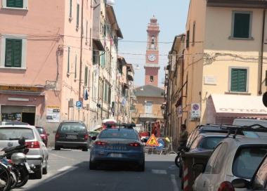 La polizia ieri in via Terrazzini 