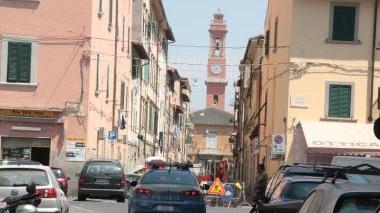 La polizia ieri in via Terrazzini