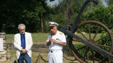 Al Campo degli Eroi la visita dell'ammiraglio
