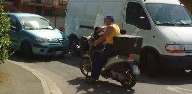 La foto inviata da un gruppo di cittadini
