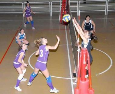Le atlete della Pallavolo Riotorto durante una partita  