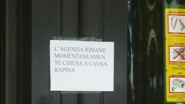 <b>FILIALE BNL.</b> La banca rapinata ieri