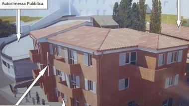 Il progetto del nuovo edificio adibito a residenza per anziani