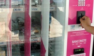 Un distributore automatico di Dvd 