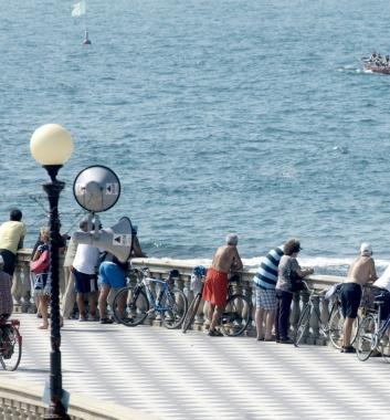 Niente bagni nel mare della Terrazza