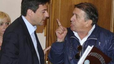 <b>SCONTRO.</b> Tra sindaco e contestatori