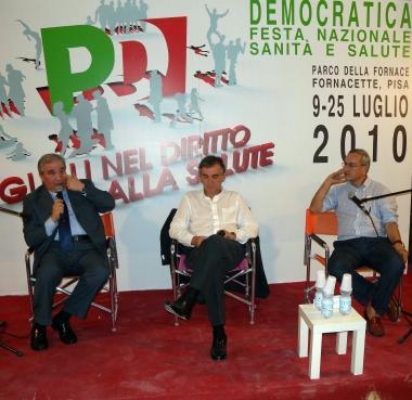 Un momento del dibattito laltra sera alla festa del Pd a Fornacette 