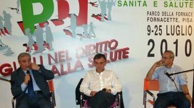 Un momento del dibattito l’altra sera alla festa del Pd a Fornacette