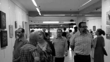 Visitatori alla mostra