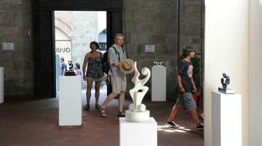 Opere di Pomodoro esposte in S. Cristoforo