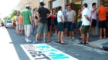 <b>ALLA STAZIONE.</b> Manifestazione degli operai Eaton 