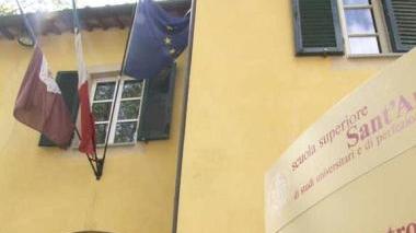 L’ingresso della Scuola Superiore Sant’Anna