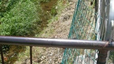 La rete a cui si è appoggiata la donna