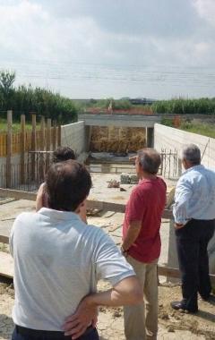 Uno dei cantieri ai sottopassi 