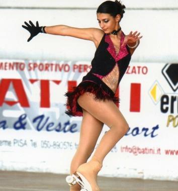 Giulia sfiora il podio ai tricolori di pattinaggio