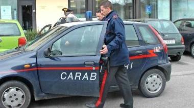 Un intervento dei carabinieri