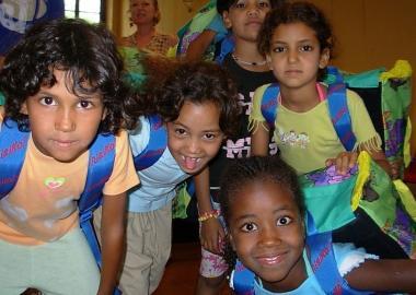 Alcuni bambini saharawi  