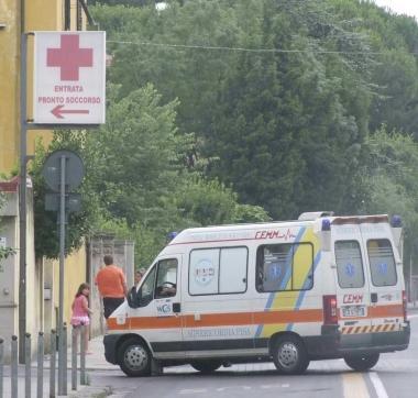 Unambulanza al Pronto Soccorso 