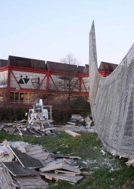 Il cantiere del Pecci 