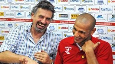 Roberto Maltinti con Fiorello Toppo